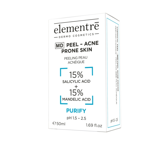 Пилинг для проблемной кожи Анти-акне MD PEEL ACNE PRONE SKIN 15% SALICYLIC 15% MANDELIC ACIDS 50 мл